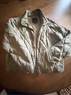 Sanctuary Quilted Diamond Puffer Jacket - Taupe